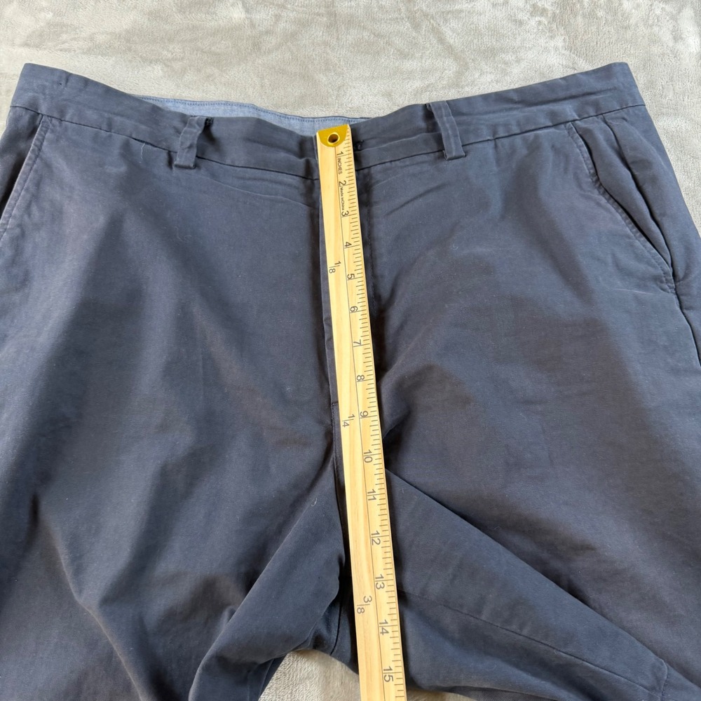 Vineyard Vines Breaker Shorts Men's 38 Navy Blue Cotton Stretch Chino 9" Inseam - Picture 9 of 10